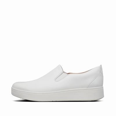 Fitflop Women's RALLY Slip-On Sneakers - White, WV2957806